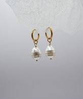 Pearl Elegance Hoops