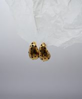 Black Teardrop Charm