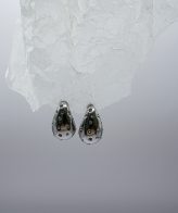 Silver Teardrop Sparkle