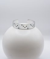 Black Line Elegance Cuff