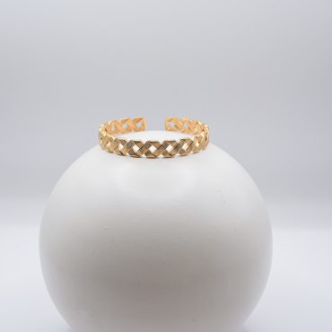 Braided Gold Cuff