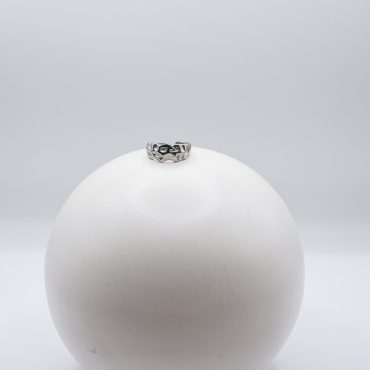 Textured Silver Band