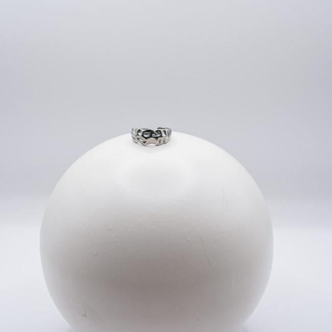 Textured Silver Band